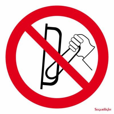 Señal Prohibido conectar