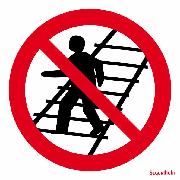 Señal Prohibido cruzar las vias