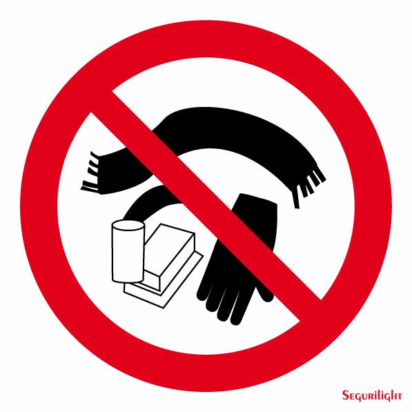 Señal Prohibido depositar objetos