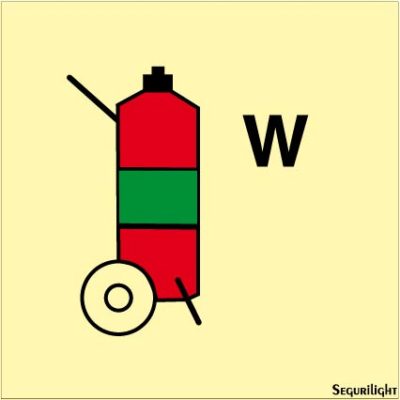 Señal IMO carro extintor de agua