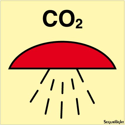 Señal IMO espacio protegido por CO2