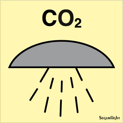 Señal IMO espacio protegido por instalación de CO2