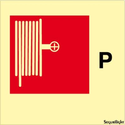 Señal IMO manguera de polvo