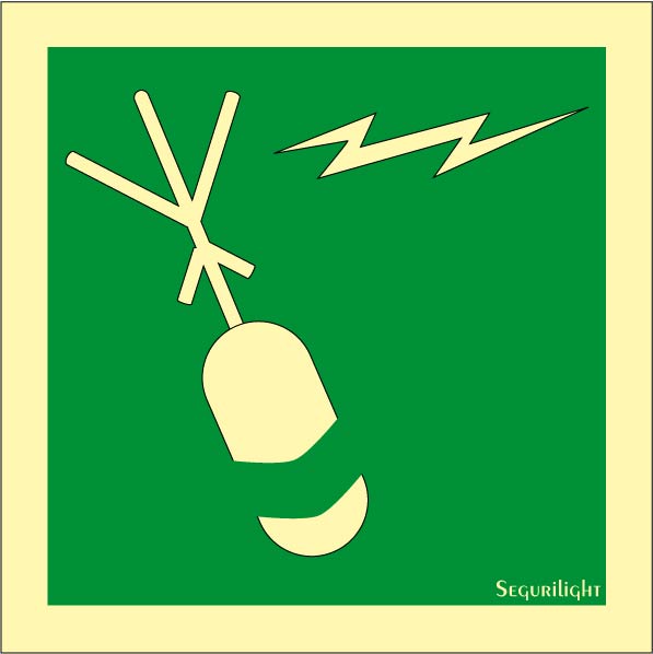 Señal IMO radiobaliza de localización