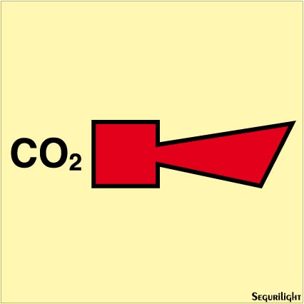 Señal IMO sistema de alarma CO2