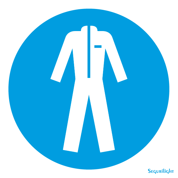 Señal Obligatorio usar ropa de trabajo